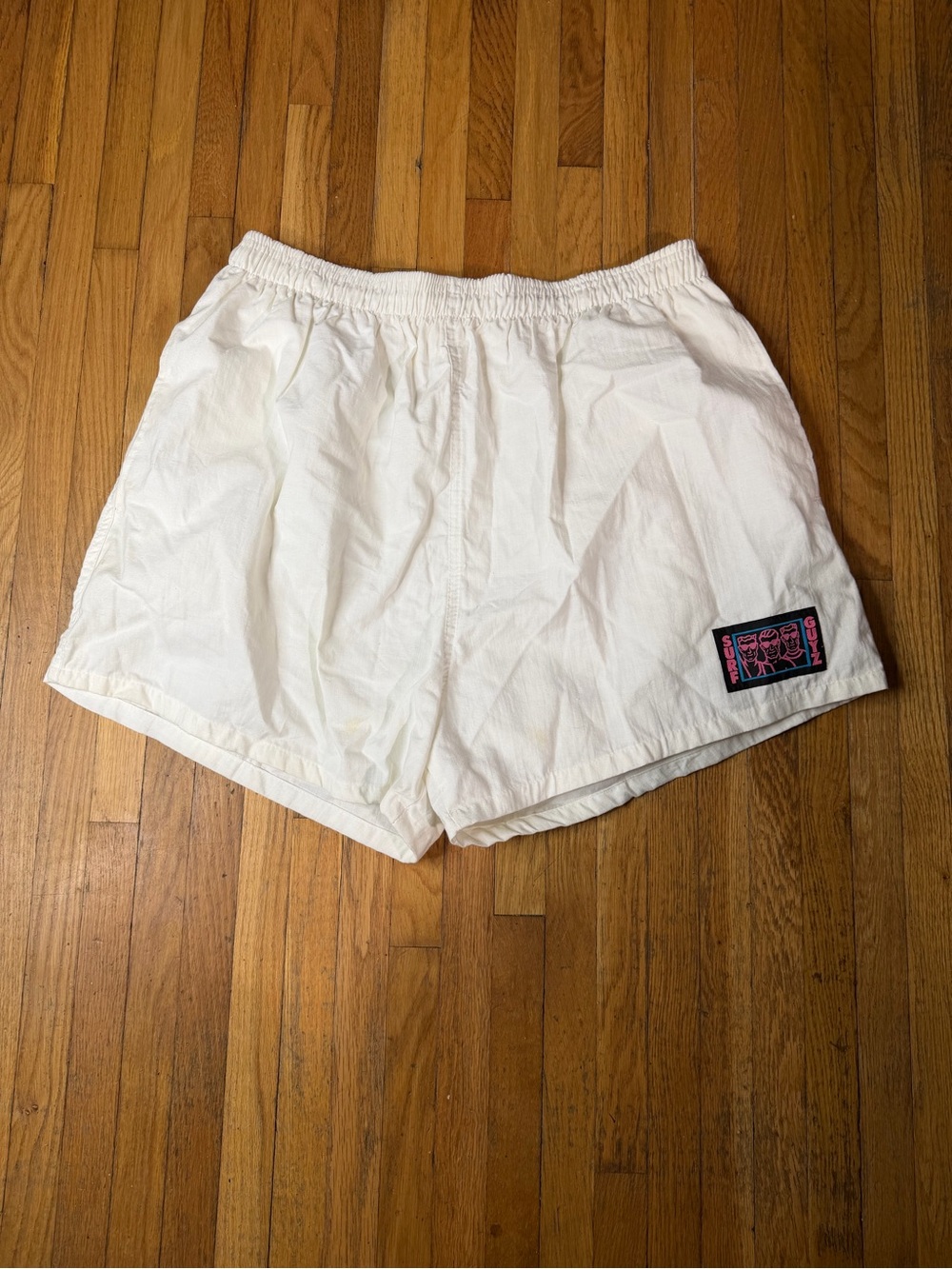 Vintage Men's 1X Surf Guyz White Surf Shorts